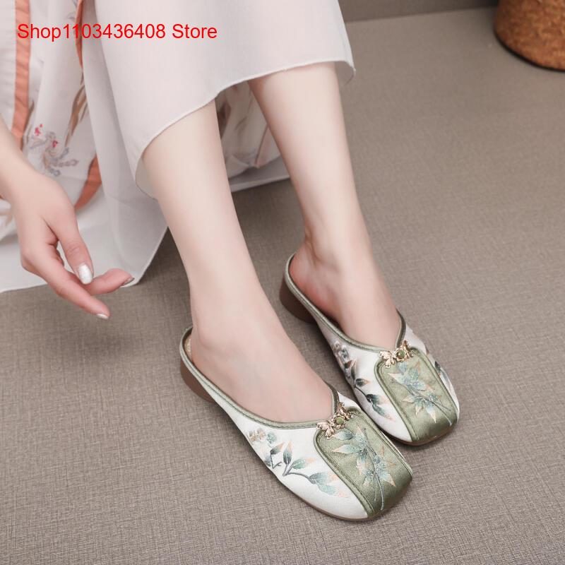 New Embroidered Slippers for H - Ethnic And Fashion ulasan dan harga