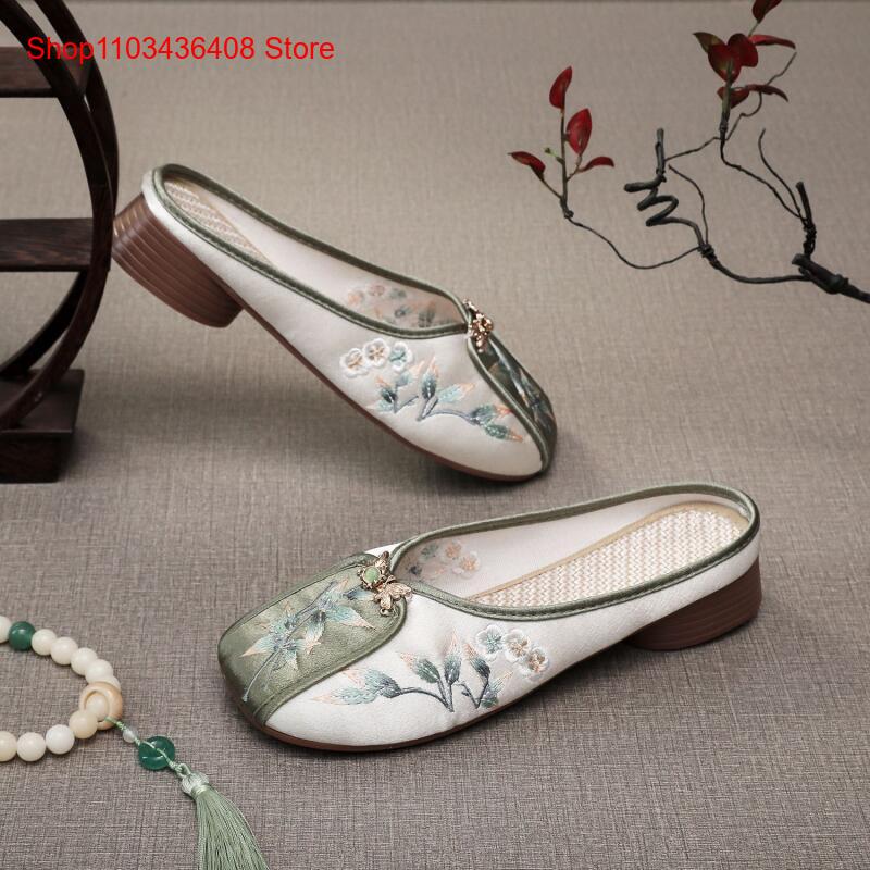 New Embroidered Slippers for H - Ethnic And Fashion ulasan dan harga