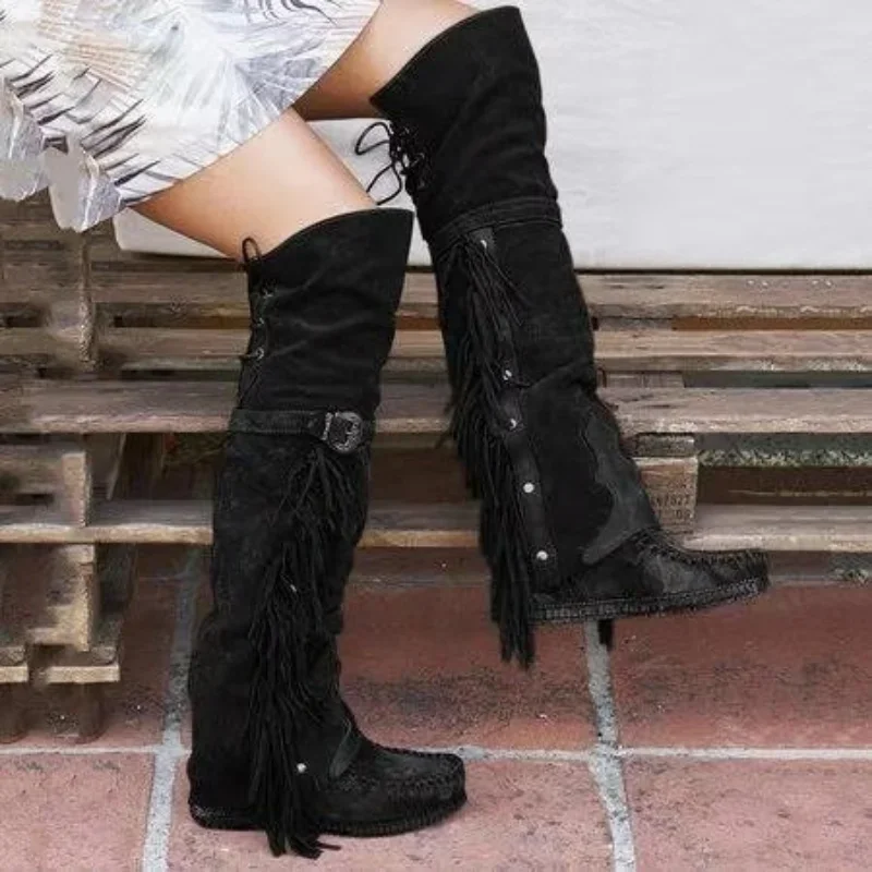 Fashion Bohemia Knee-length Wo - Ethnic And Fashion ulasan dan harga