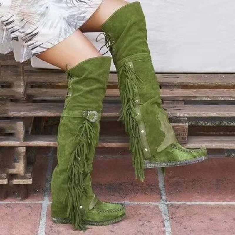 Fashion Bohemia Knee-length Wo - Ethnic And Fashion ulasan dan harga
