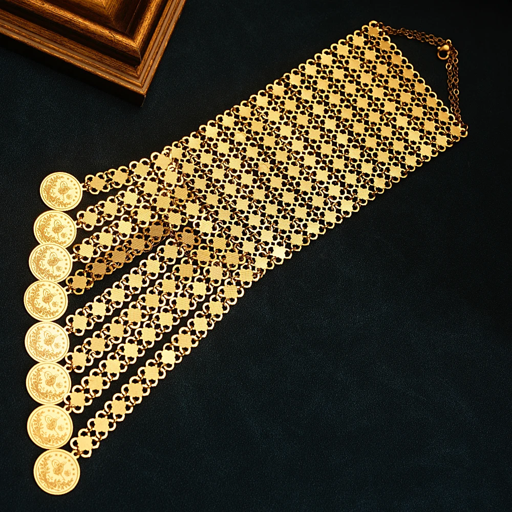 New Coin Tassles Gold Plated J - Ethnic Luxe Fashion ulasan dan harga