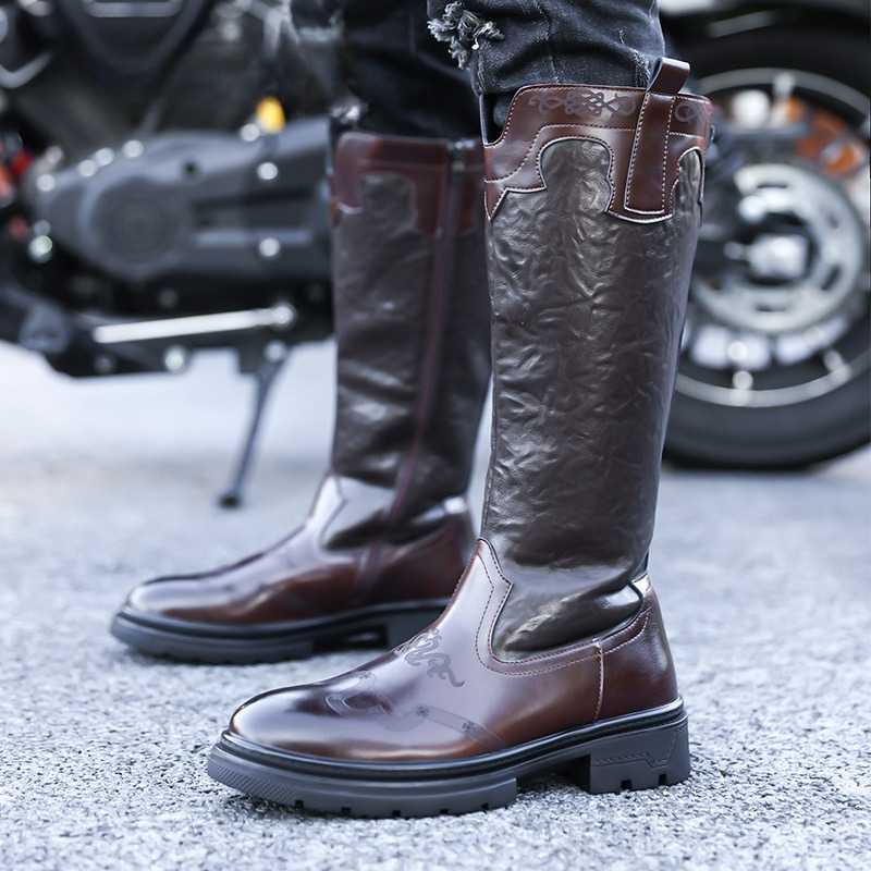 Men's Mid-calf Boots High Qual - Ethnic And Fashion ulasan dan harga