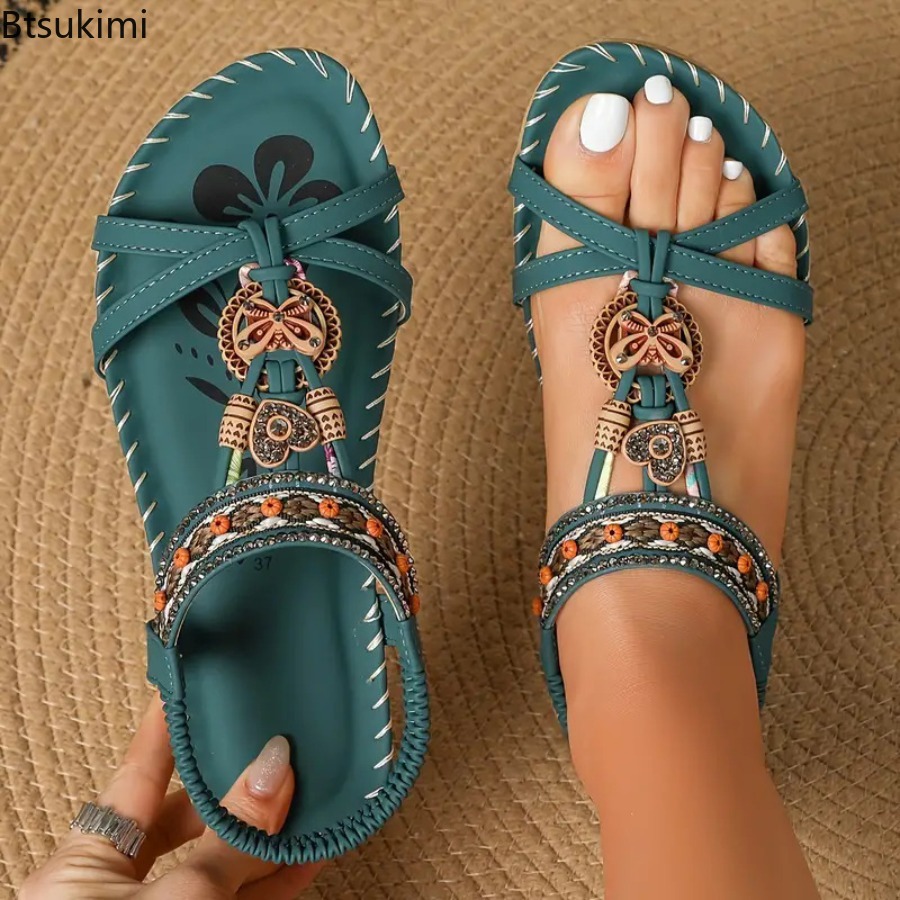 Women Bohemian Sandals Outdoor - Ethnic And Fashion ulasan dan harga
