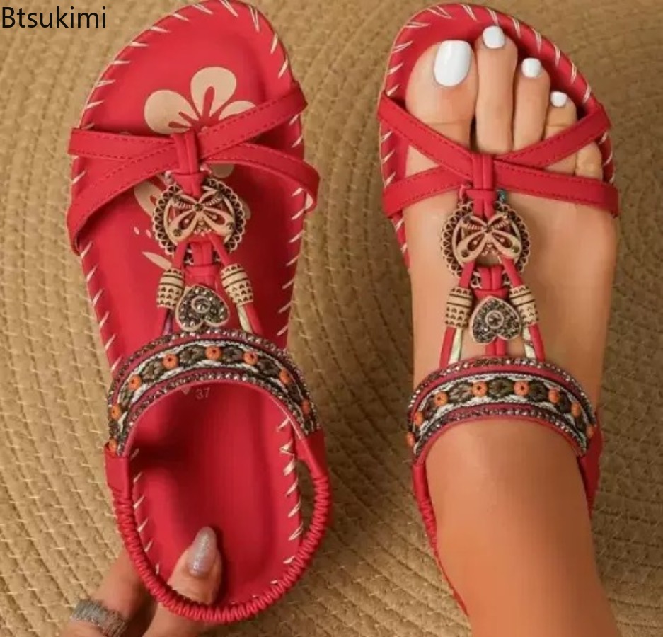 Women Bohemian Sandals Outdoor - Ethnic And Fashion ulasan dan harga