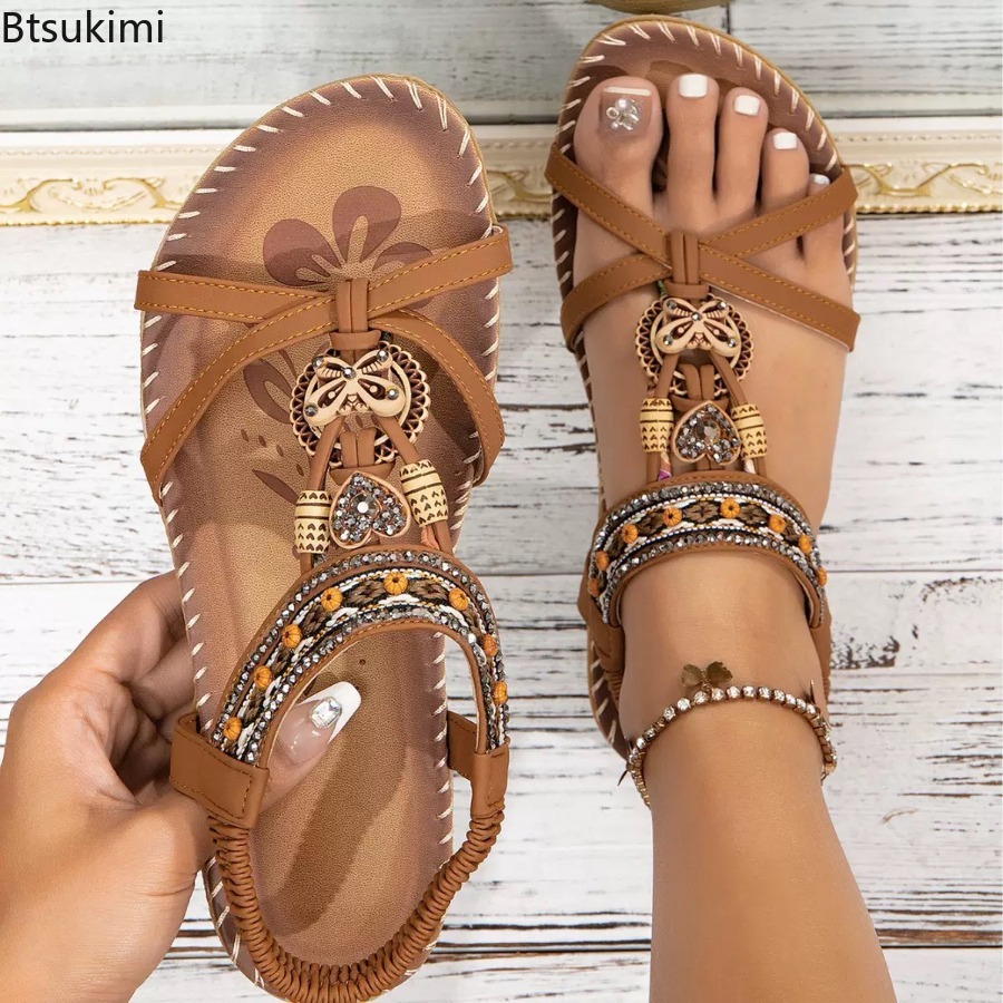 Women Bohemian Sandals Outdoor - Ethnic And Fashion ulasan dan harga