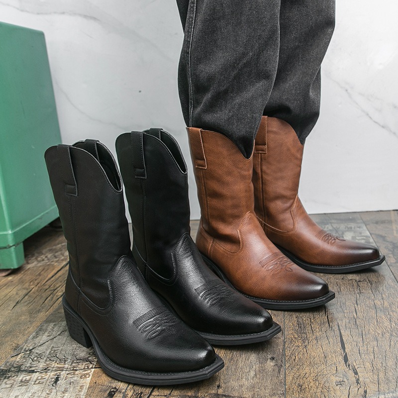 Men Boots Classic Embroidery W - Ethnic And Fashion ulasan dan harga