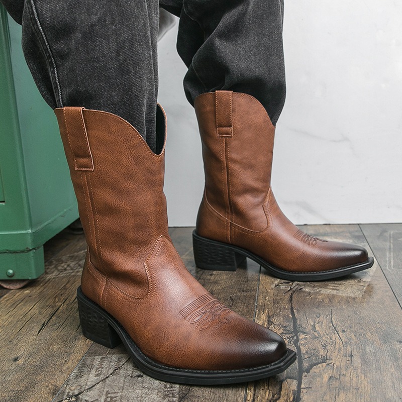 Men Boots Classic Embroidery W - Ethnic And Fashion ulasan dan harga