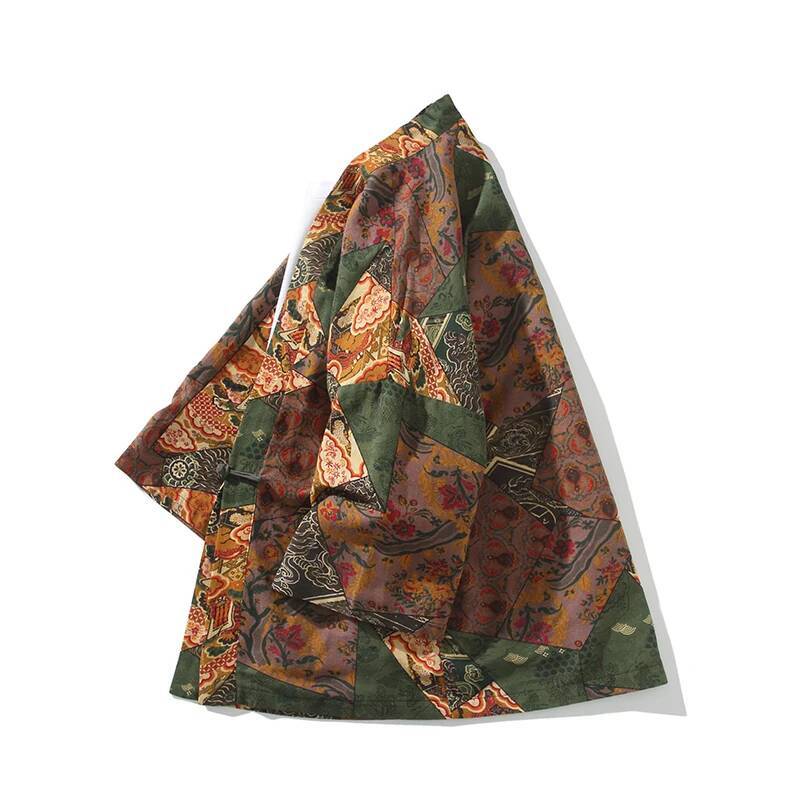 Ethnic Style Print Yukata Men  - Ethnic And Fashion ulasan dan harga